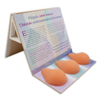 Multi-Type BSE Model shown from side with Spanish display, women's breast health education model, Health Edco, 26426