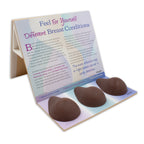 Multi-Type BSE Model, Brown, three brown breast self-exam models for health education in English, Health Edco, 26427