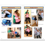 Birth Companion Booklet  by Childbirth Graphics, images of back pain relief and changing positions for couples in labor, 38525