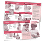 Breastfeeding: Getting Started in 5 Easy Steps Pamphlet, lactation education teaching materials, Childbirth Graphics, 38530