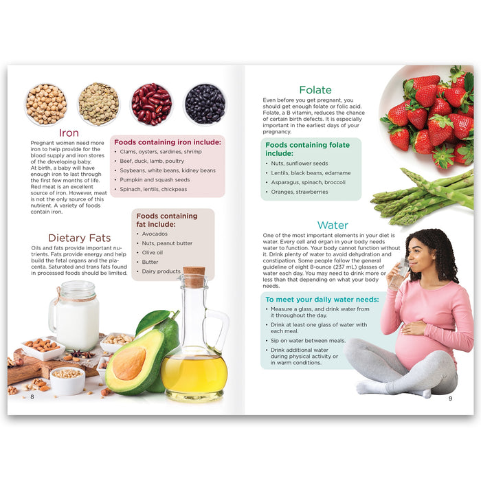 Nutrition During Pregnancy Booklet, nutrition education booklet for pregnant women, Childbirth Graphics, 38609