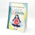 Comfort Positions for Labor & Birth Flip Chart, childbirth education materials and teaching tools, Childbirth Graphics, 43324