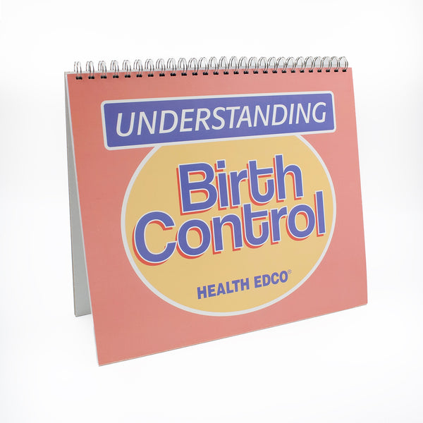 Understanding Birth Control Flip Chart, health education flip chart covering contraceptive methods, Health Edco, 43325