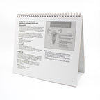 Understanding Birth Control Flip Chart, health education flip chart on contraceptives, IUD script panel, Health Edco, 43325