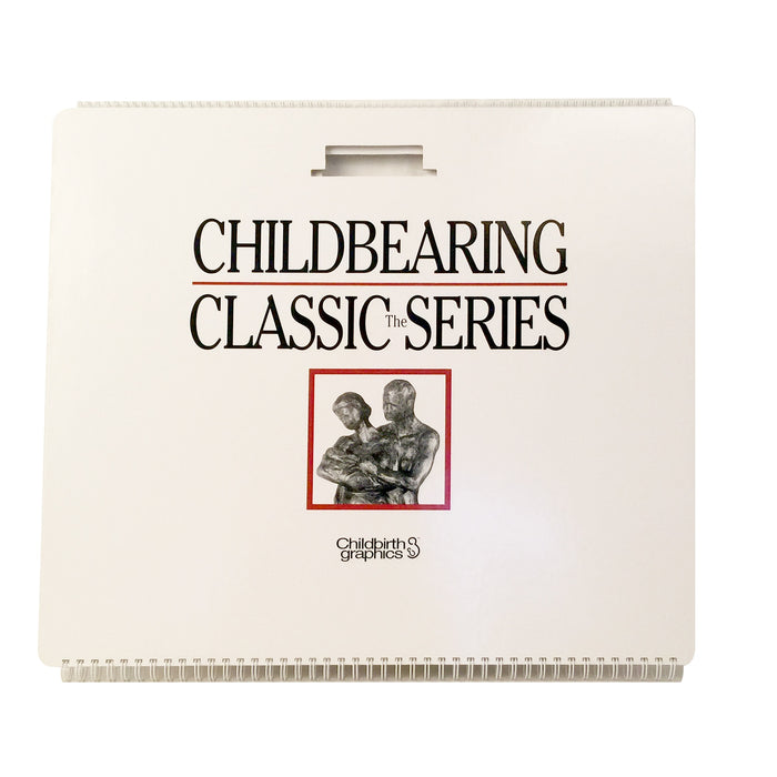 Childbearing illustrated large spiral bound flip chart cover, Childbirth Graphics, 50701