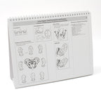 Childbearing: The Classic Series Desk Version Flip Chart, teaching chart notes on fetal position, Childbirth Graphics, 50702