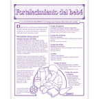 Baby Building 1-color Breastfeeding tear pad Spanish side, good food choices nutritional needs, Childbirth Graphics, 52523