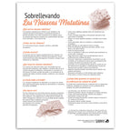 Coping With Morning Sickness Tear Pad childbirth education handout by Childbirth Graphics, patient information Spanish, 52565