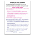 Penny Simkin's Safe Positions With an Epidural tear pad by Childbirth Graphics, educational information on epidurals, 52728