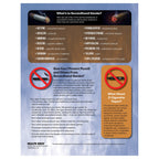 The Effects of Secondhand Smoke Tear Pad, health education handout explaining secondhand smoke dangers, Health Edco, 52743