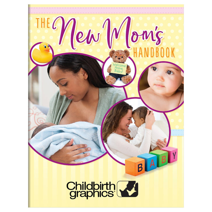 The New Mom's Handbook for postpartum care, newborn care, and breastfeeding education from Childbirth Graphics, 53502