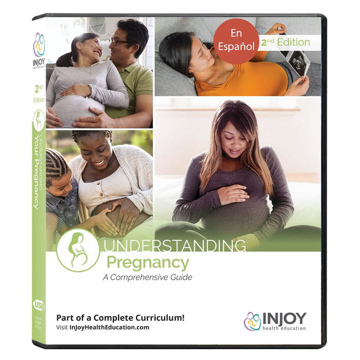 Understanding Pregnancy 2nd Edition USB, Spanish pregnancy education video for expectant parents, Childbirth Graphics, 71490