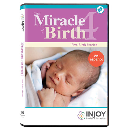 InJoy's Miracle of Birth 4 DVD, Spanish, available from Childbirth Graphics, childbirth education materials, 71513