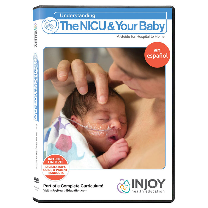 InJoy's Understanding the NICU & Your Baby DVD video program in Spanish available from Childbirth Graphics, 71516